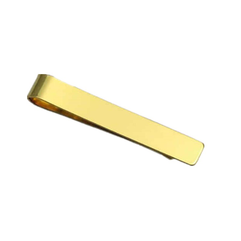 8 Seizoenen Eenvoudige Rvs Tie Clip Zakelijke Gentleman Goud Kleur Metalen Stropdas Stropdas Voor Mannen Party Sieraden Accessoires