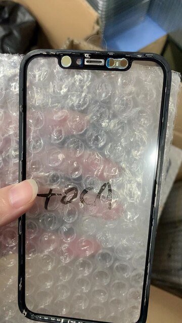 10 pcs A for iPhone 11 pro max X XS XR MAX LCD outer glass With OCA Glue LCD touch lens Replacement