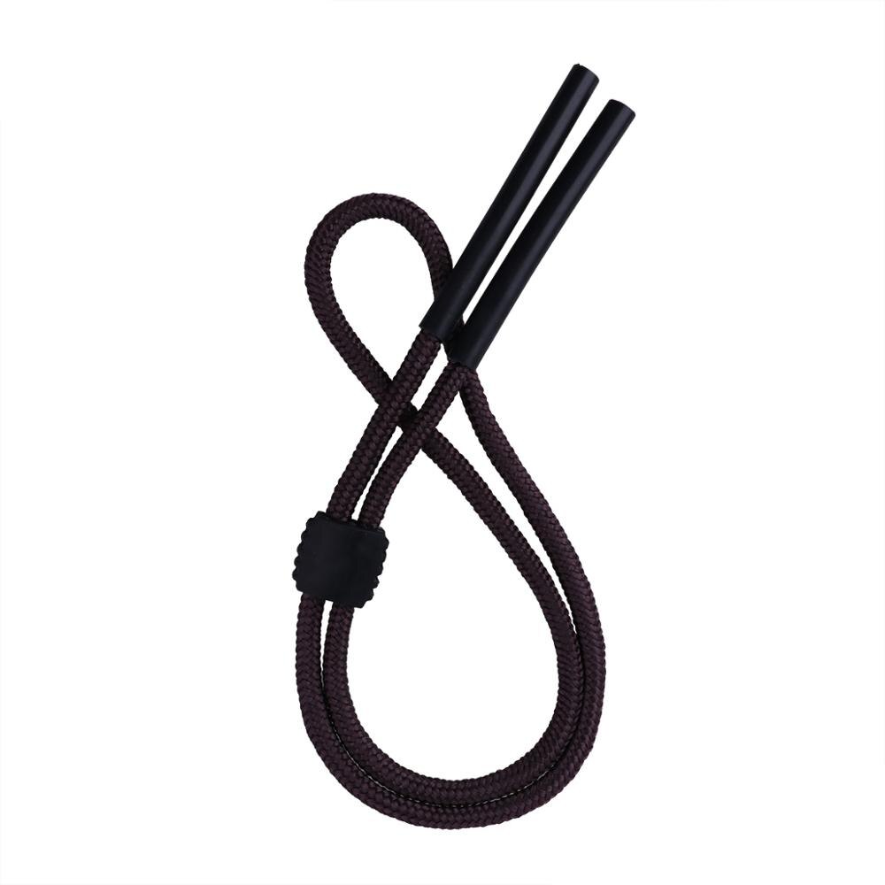 5Pcs Zonnebril Retainer Lenzenvloeistof Veiligheidsgordel Rope Verstelbare Eyewear Houder Sluiting Sport Neck Cord Chain Rubber Lanyard Clip