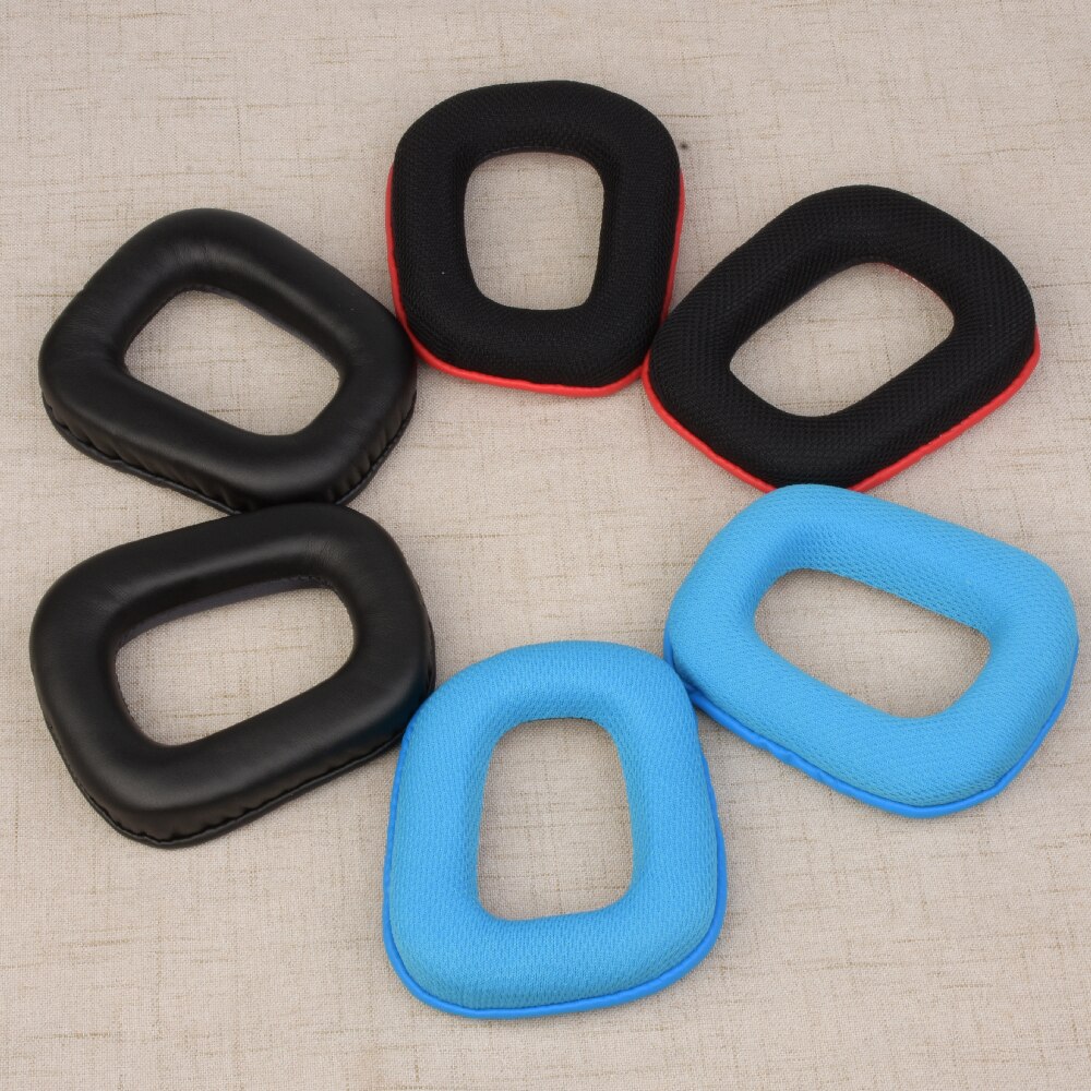 Copri-auricolari per cuffie per Logitech G35 G930 G430 F450 cuscinetti per cuffie cuscinetti auricolari di ricambio spugna per fasci di testa