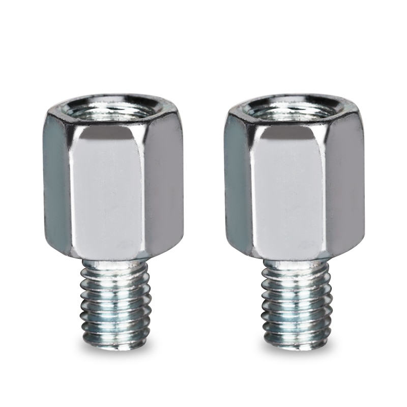 Urbanroad 2Stck Motorrad Rückspiegel Schraube 10mm Bis 8mm Gewinde Adapter Wandlung Schrauben Motorrad Spiegel Schraube