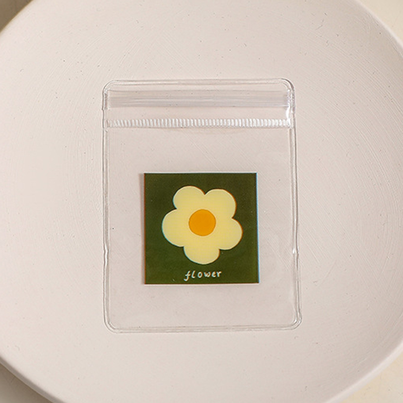 Sacchetti per gioielli in PVC trasparente da 20 pezzi sacchetti sacchetto di immagazzinaggio carino anti-ossidazione per orecchini collana braccialetto Schermo sacchetto di imballaggio