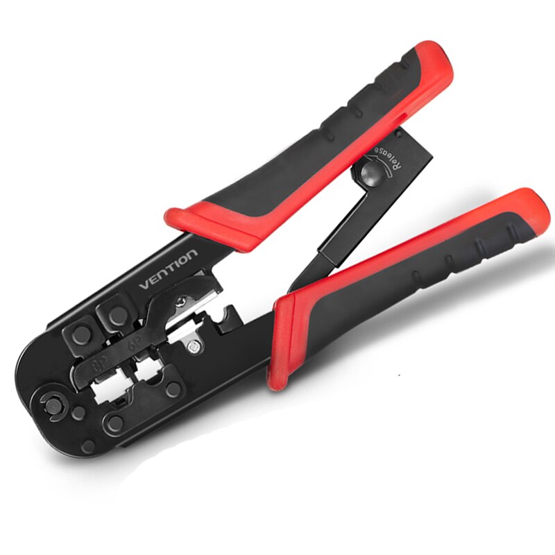 Vention RJ45 Crimping Tool RJ45 Network Cutting Tools 8P RJ45 Crimper Cutter Stripper Plier for Modular RJ12 RJ11 Crimp Crimper: Metal tools