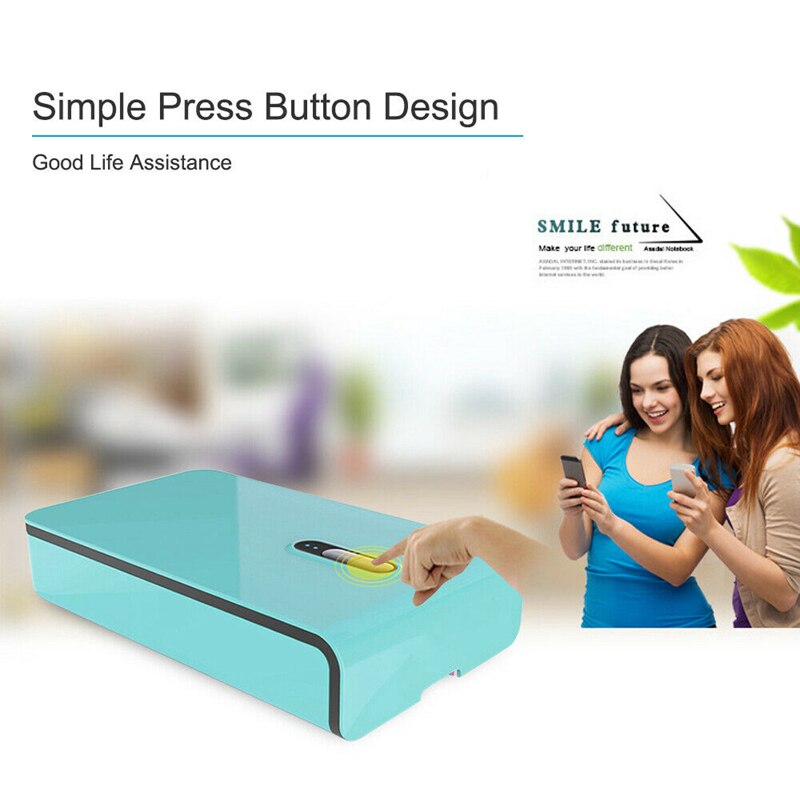 UV Smartphone Disinfection Box UV Cleaner Smart Phone Aromatherapy UV Box with USB Port Can Charge The Phone