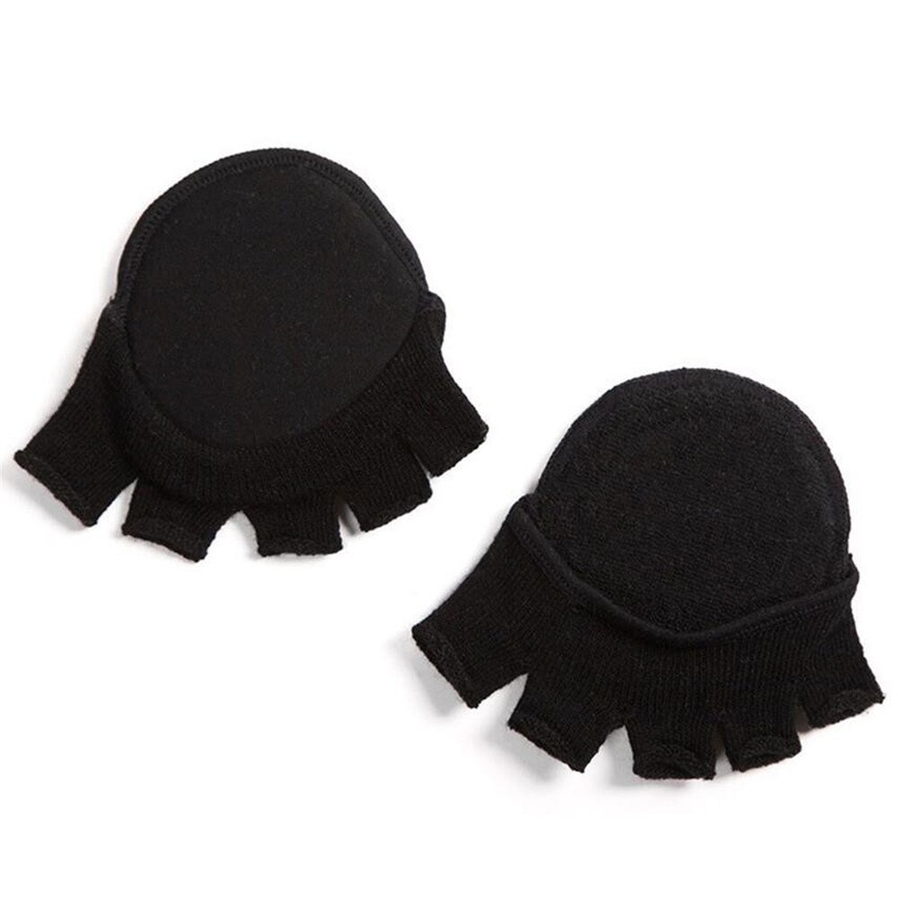 Calcetines de tacón alto para mujer, plantilla con puntera a prueba de dolor, media palma gruesa, ropa Invisible, medias a la mitad, barco/Calcetines de corte bajo: 2