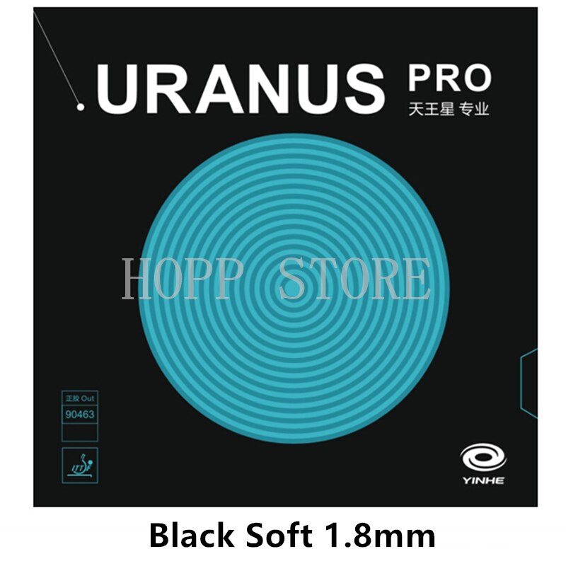 Yinhe uranus pro (fábrica sintonizada) pagode forma pips-para fora tênis de mesa de borracha urano provincial original yinhe ping pong esponja: Black S 1.8mm