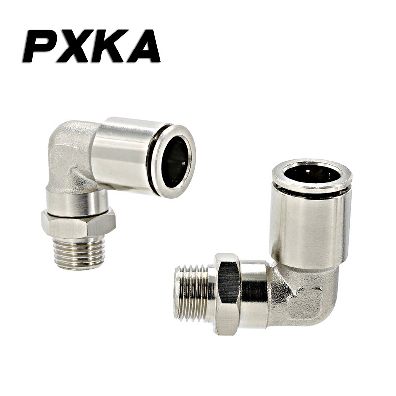 High Temperature Resistance of 8mm High Pressure Right Angle Elbow of Air Pipe Quick Joint