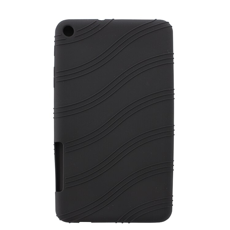 Für Huawei MediaPad T1 7,0 T1-701 T1-701U / T2 7,0 BGO-DL09 BGO-L03 Tablette fallen Weiche Silikon TPU Rückseitige Abdeckung fallen: Schwarz