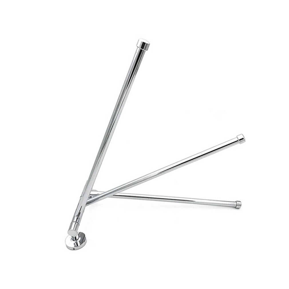 1PC Wall-Mounted Stainless Steel Swivel Bars Bathroom Towel Rack Hanger Holder Organizer: A