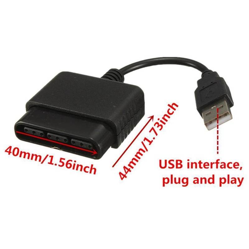Til  ps1/ps2 dualshock joypad gamepad til  ps3 pc usb spil controller controller adapter konverter kabel uden driver
