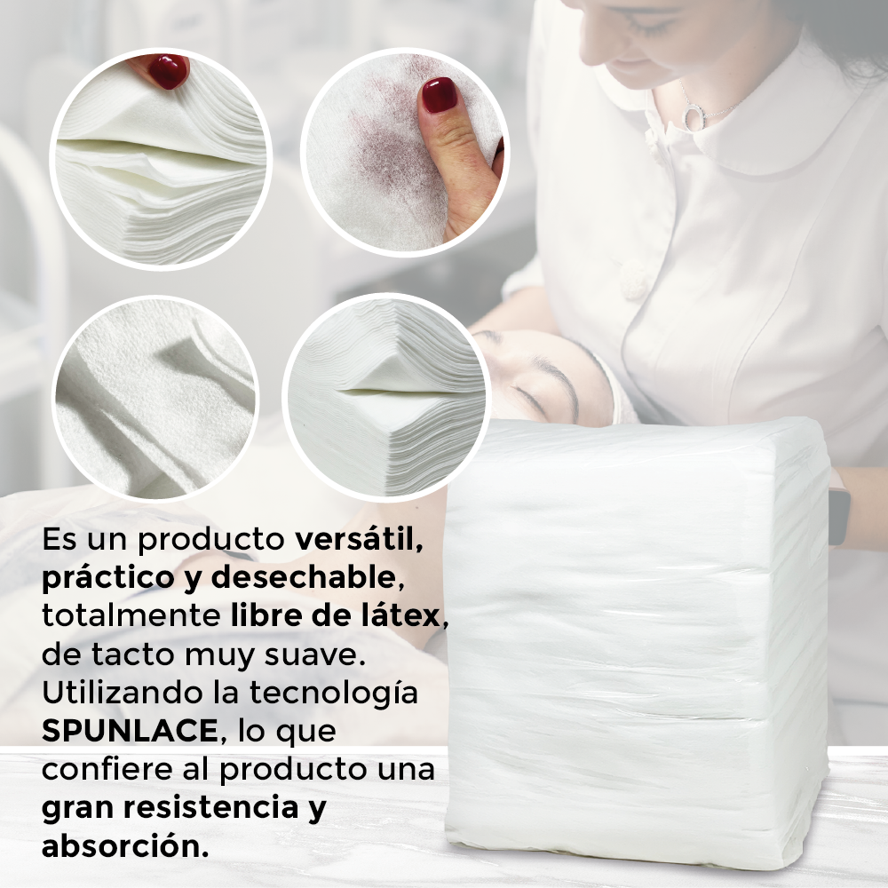 Serviettes jetables Spunlace | Packs et mesures | Coiffure idéale, 1500, spa, gymnases, centres valides