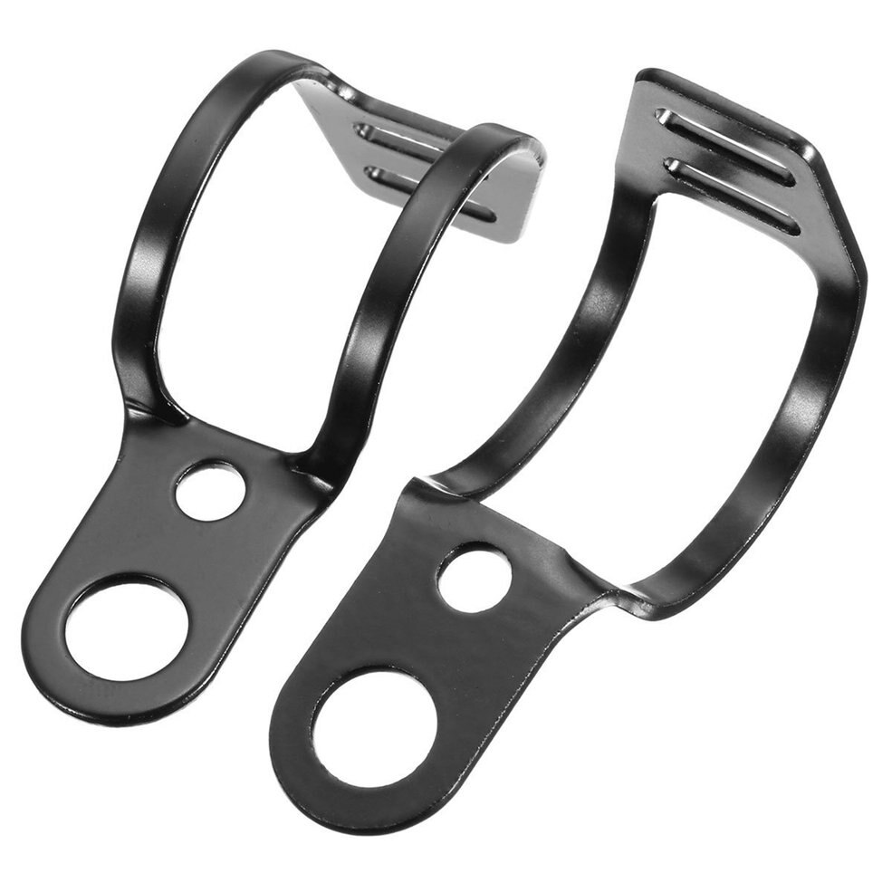 Support universel de clignotant de moto en métal, pinces de fourche de relocalisation, support de lampe pour fourche avant de moto