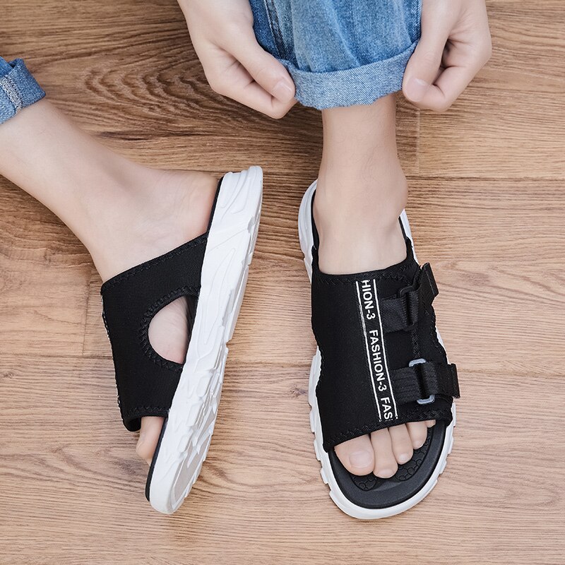Cyytl tendência sola grossa casa chinelos plataforma sapatos lisos antiderrapantes sala de estar interior homem slides sólida mulher chinelos chanclas