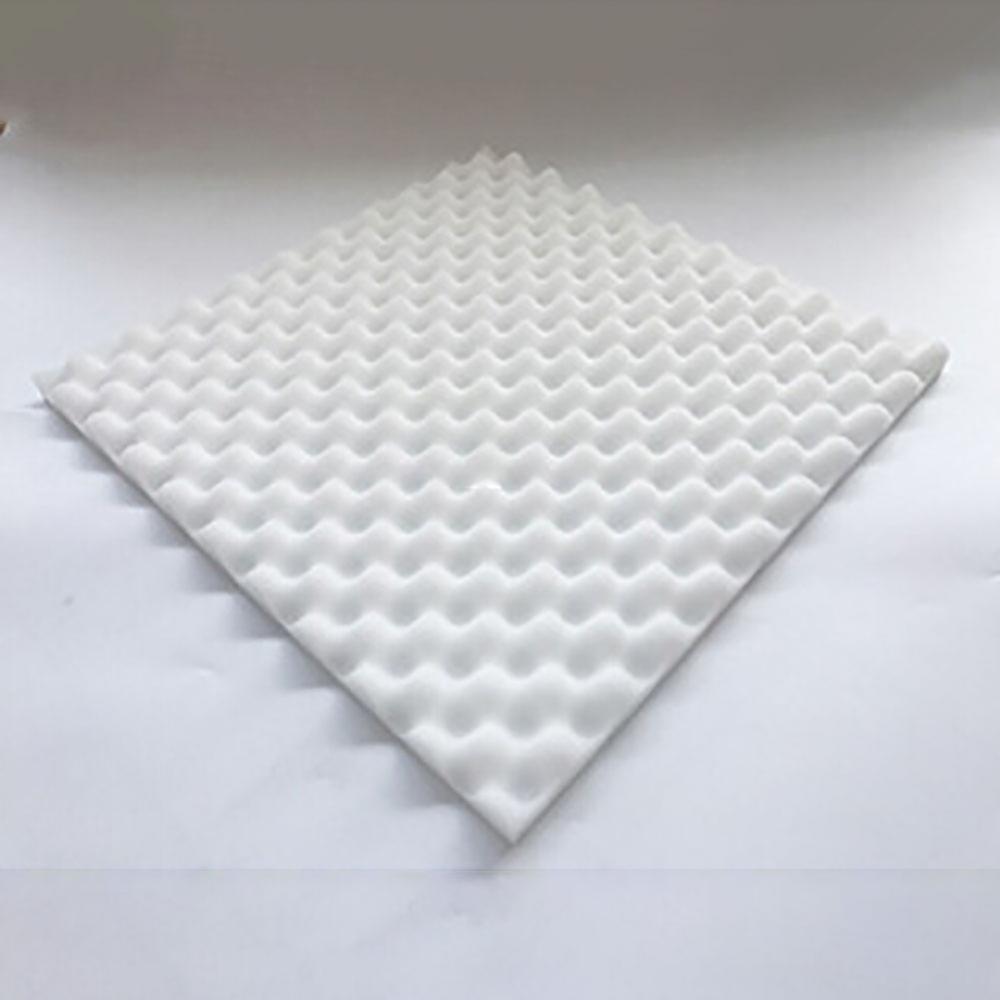 Espuma acústica à prova d'água, painéis de espuma acústica com som, amortecedor de ruído, equipamento de música, acessórios para estúdio, 1 peça: White