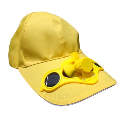 Gorro de pesca con energía Solar para hombre y mujer, gorro de verano con ventilador fresco, ahorro de energía, No requiere baterías, para playa,