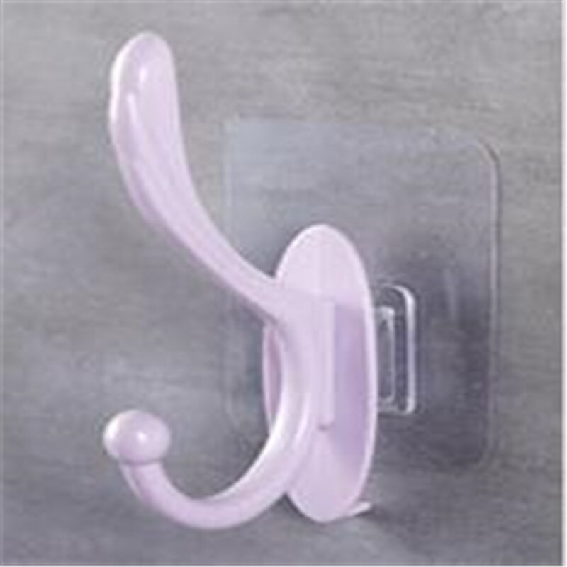 Punch-free Hanging Clothes Coat Hook Single Hook Wall Hanging Wall Closet Shoe Cabinet Bathroom Hook Space Saving Racks