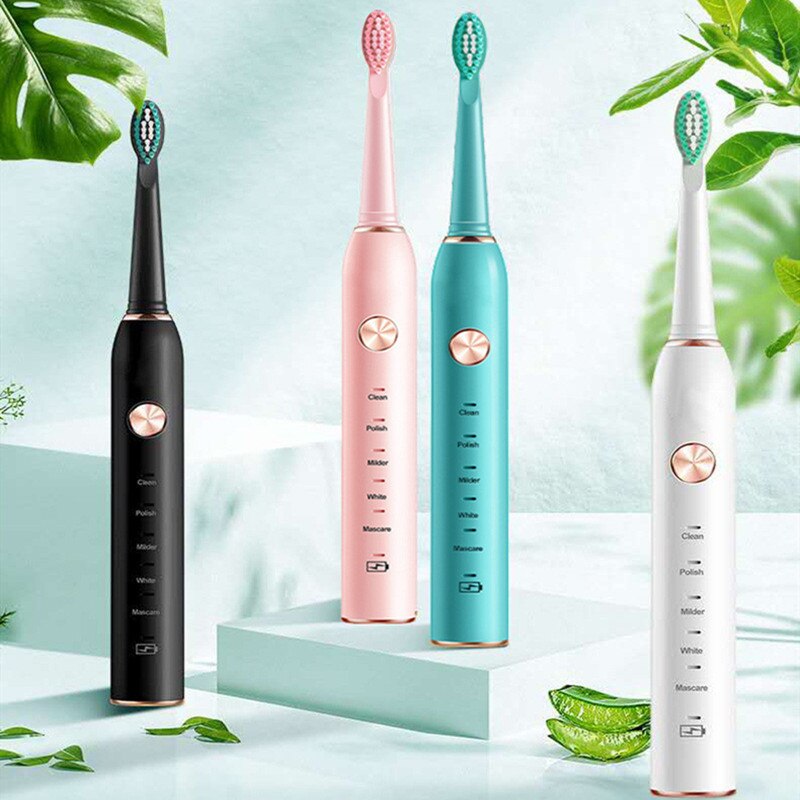 VIP Powerful Ultrasonic Sonic Electric Toothbrush USB Rechargeable Tooth Brush Adult Electronic Washable Whitening Teeth Brush