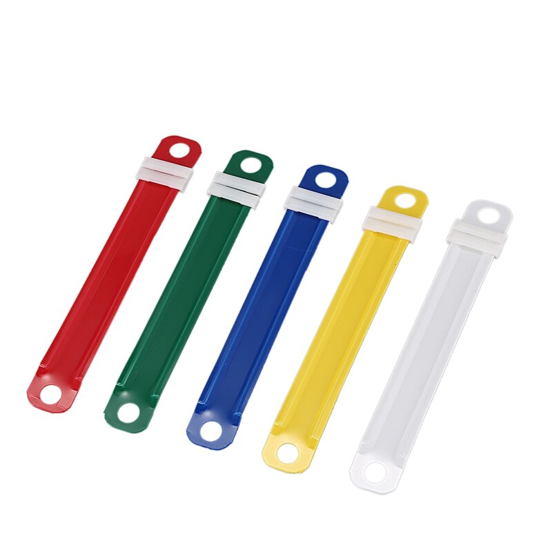 50 Pcs Office School Colorful Plastic Binding Two-Piece Document Paper Fasteners