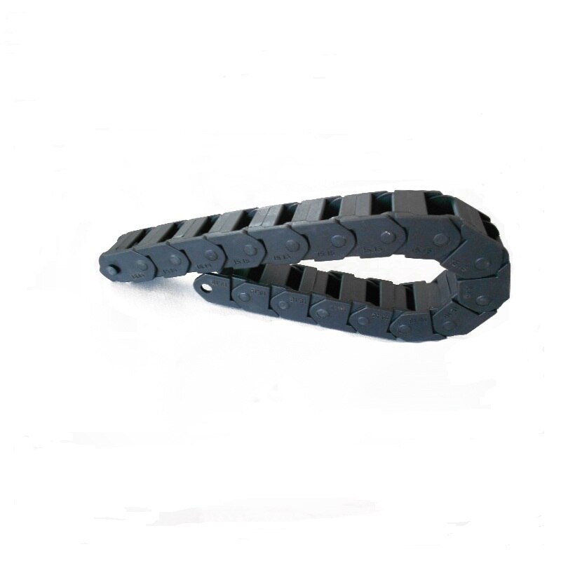 Łańcuch energetyczny z tworzywa sztucznego typu 15 x 15 20 30 40 50 mm , otwarty/półzamknięty, robić maszyny cnc