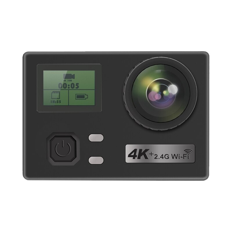Caméra d'action 4K HD Anti-secousse, 30M sous-marine, étanche, WiFi Ultra-mince avec Kit d'accessoires de caméra