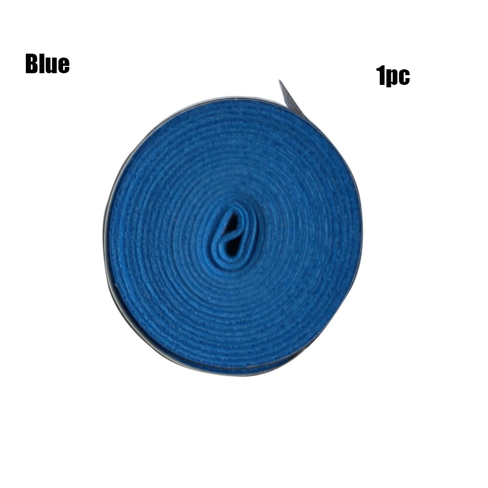 1/2 sztuk suche rakieta tenisowa Grip antypoślizgowe pot absorbowane okłady krany Badminton uchwyty rakieta wibracja Overgrip Sweatband sport: Niebieski
