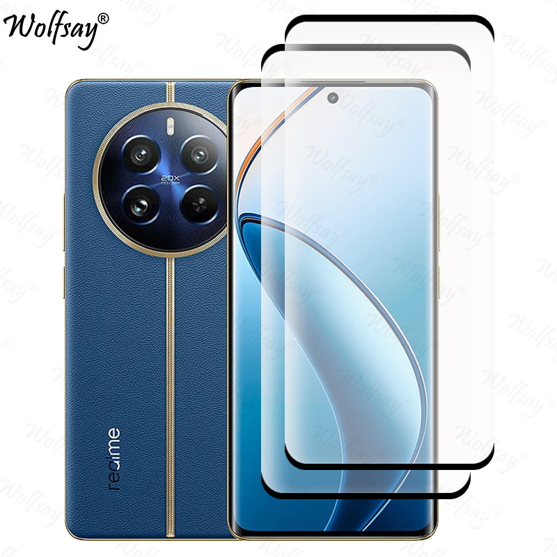3D Curved Edge Tempered Glass For Realme 12 Pro Screen Protector For Realme12 Pro 12X 12 Pro Plus Glass For Realme 12 Pro Glass