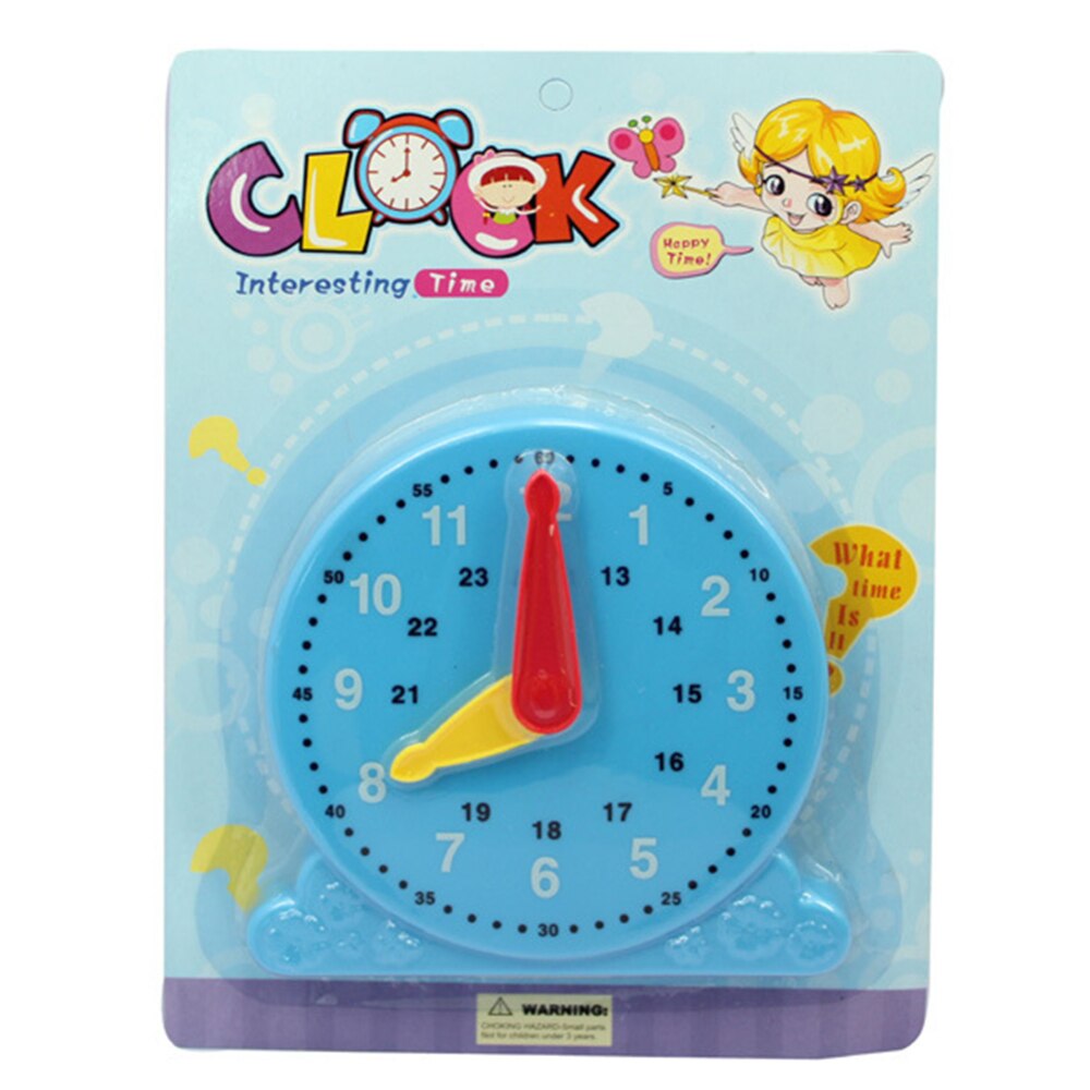 Early Education Children Toys Learn Time Clock Plastic Baby Model Teaching Toys Time Teaching Children Cognitive Kids Toys