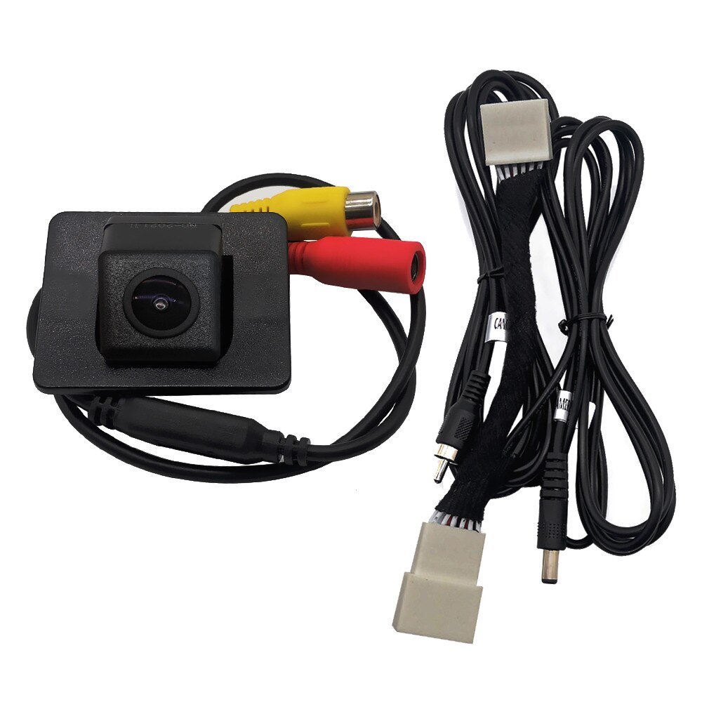 Fisheye Dynamische Traject Auto Achteruitrijcamera Backup Camera Voor Mazda 3 Axela Bm Sedan &amp; originele Fabriek Scherm: No LED / Fixed Parking Line