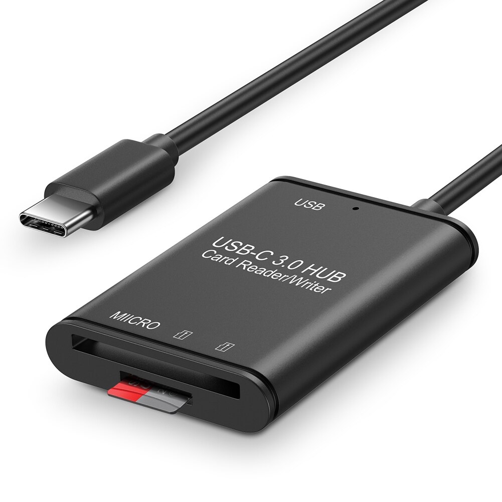 Protable Memory Card Reader Secure Digital TF Memory Card Reader USB 3.1 Type C to USB 3.0 OTG Adapter for Laptop Tablet
