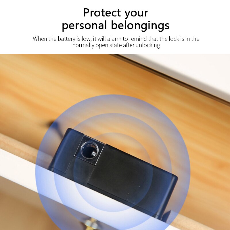 Smart Drawer Lock Intelligent Cabinet Locker Lock ID Card/TT Lock APP Unlock ElectronicHidden Furniture Wooden Door Lock