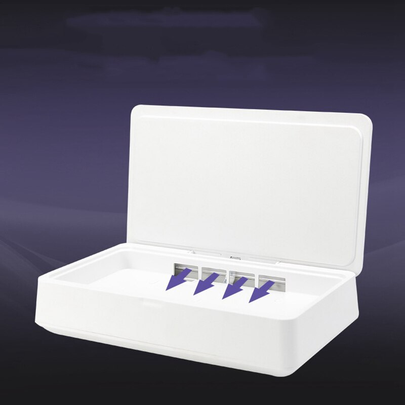 Portable Multi-Function Mobile Phone Wireless Charger Mask Disinfection UV Disinfection Machine Phone Disinfection Box for Outdo