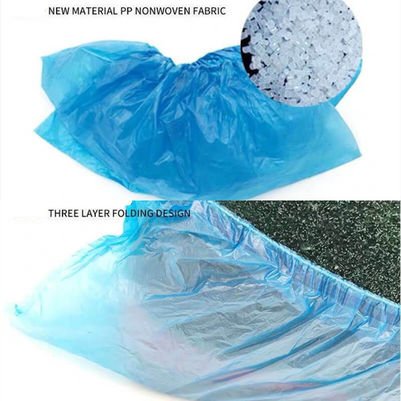 100Pcs Waterproof Non-Slip Disposable Shoe Covers Hospital Hygienic Rainy