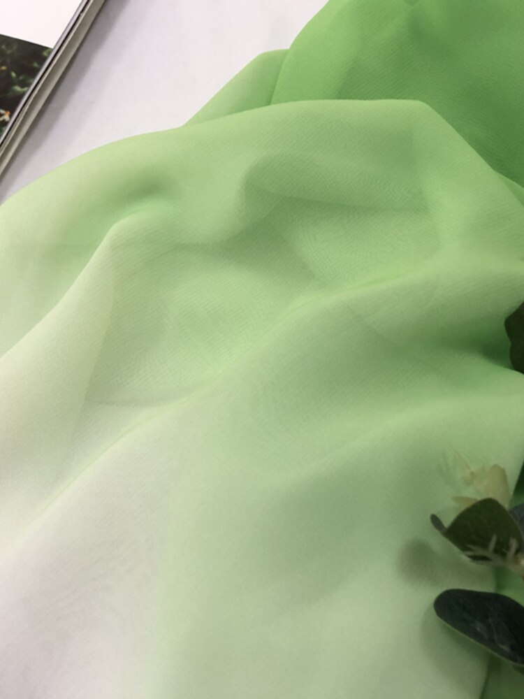 Tela de chifón suave para vestido de actuación en escenario, falda fina de 59 pulgadas de ancho, Material de bufanda Hanfu