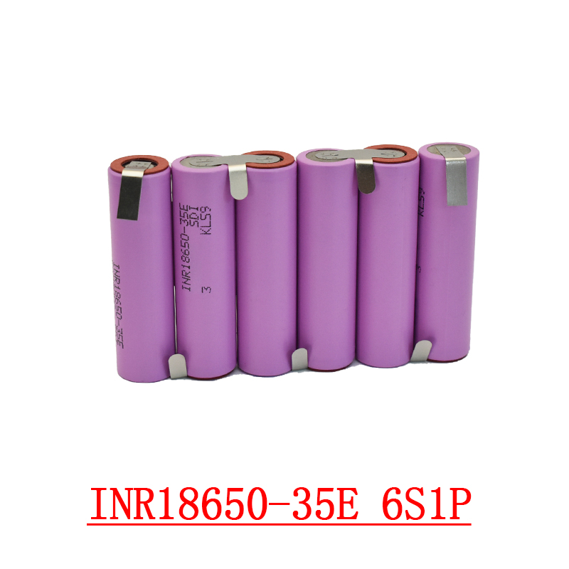 20A 18650 35E 3500mAh 7000mAh 3S 4S 5S 6S 8S 7.4V 12.6V 14.8V 18V 25.2V 29.6V voor Schroevendraaier Batterijen Lasappakket: Zilver