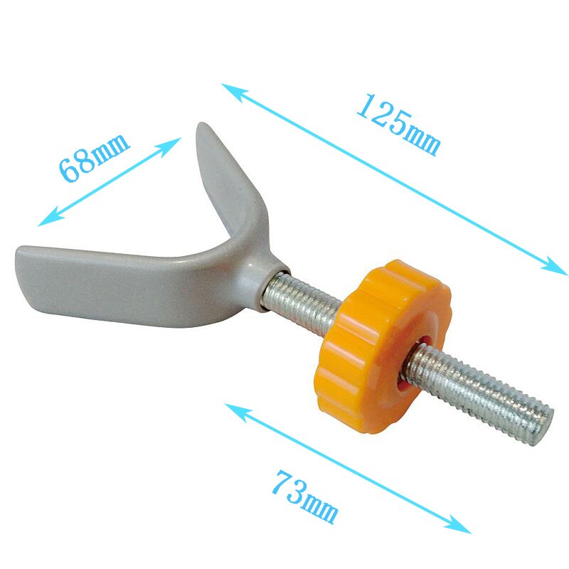 Steel Core Y Shaped Screw Bolt Nut Staircase Fence Fix Pets Baby Safety Sturdy Gate Bar Install Household Secure Accessory Solid