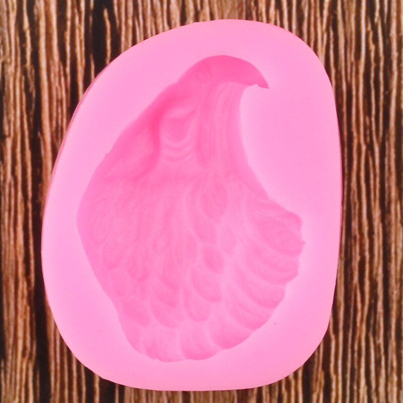 Moules en Silicone à tête d&#39;aigle, pour bonbons, argile polymère, chocolat, savon, bricolage, fête, outils de décoration de gâteaux fondants