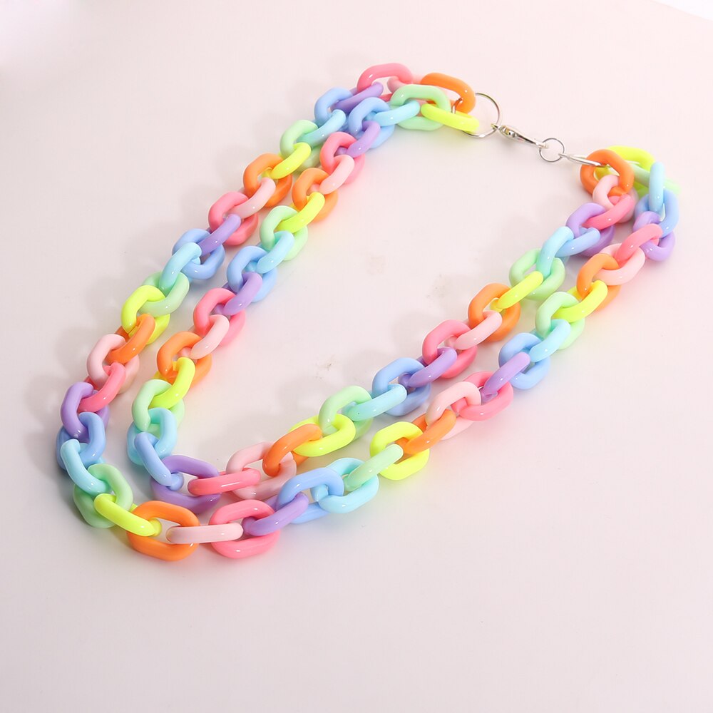 Hip Hop Metal Style Beliebte Party Schmuck Übertriebene Accessoires Bunte CCB-Ke