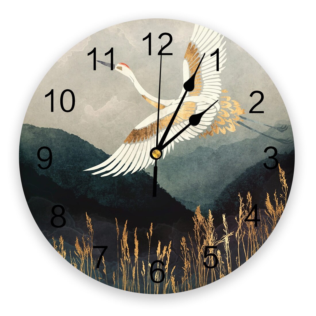 Flight Wall Clock Home Decor Bedroom Silent Oclock Watch Wall Digital Clock Wall Clock for Kids Rooms