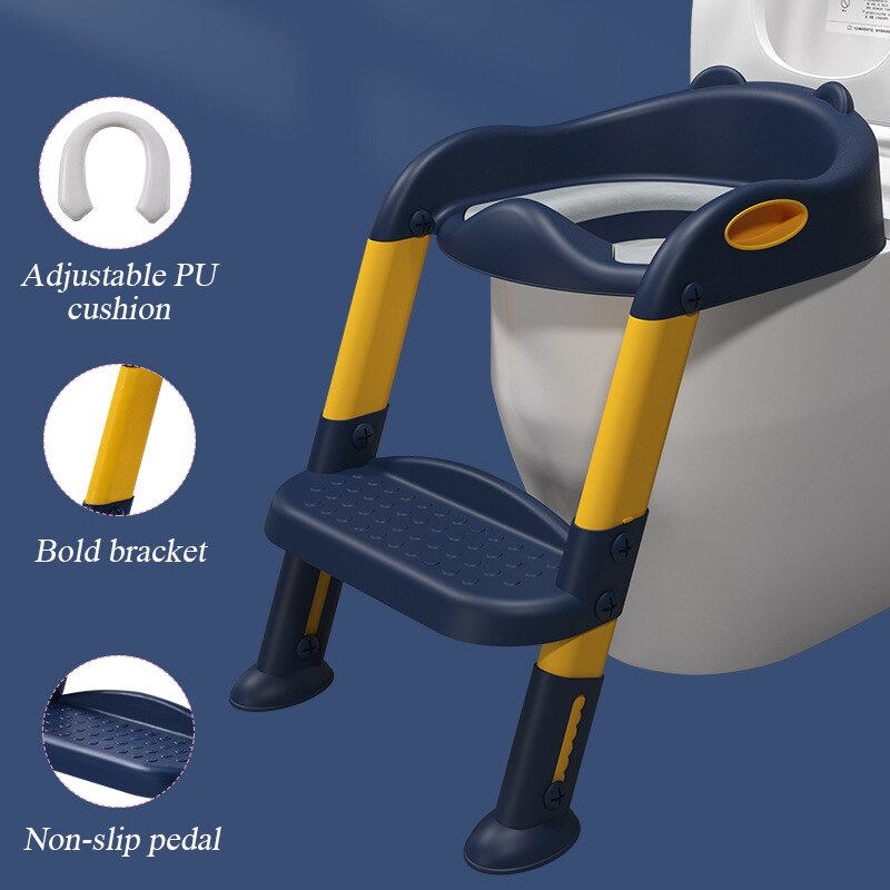 Potty Seat Voor Peuters Potty Training Toiletzitting Met Stap Krukladder For Kinderen 2 7 Jaar Oude Baby Toilet Toilet Toilet Toilet Toilet Ladder Kinderen Vouwen Toddler Potty Training