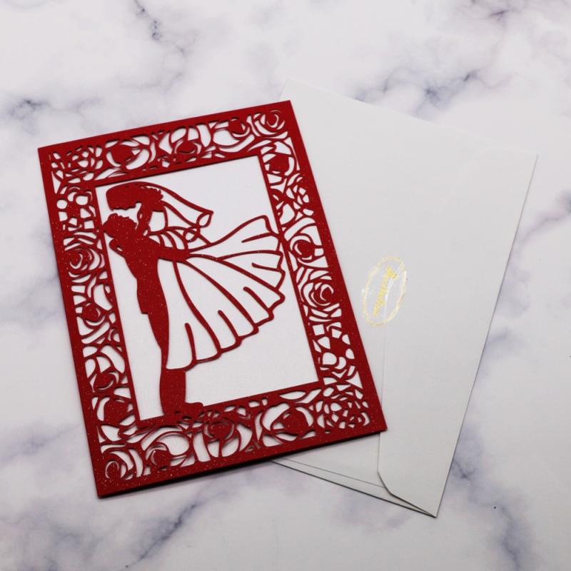 Bröllopsinbjudan metall skära dör bröllop papper kort prägling stencil stansa för kort dekor diy scrapbooking form