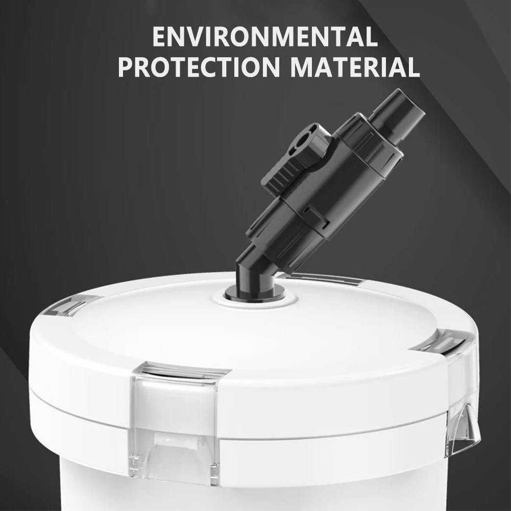 HW-602/HW-603 secchio filtro per acquario Super silenzioso serbatoio per pesci contenitore filtro esterno con accessori di ricambio in spugna per la casa