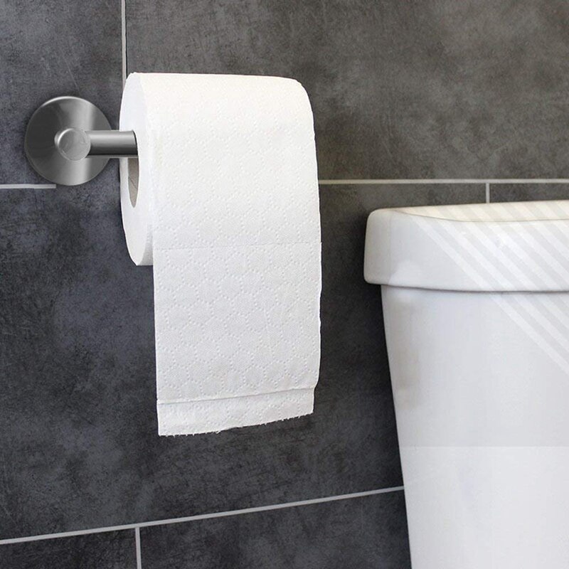 Muur Gemonteerde Toiletrolhouder Gepolijst Chroom Rvs Badkamer Keuken Papieren Handdoek Dispenser Tissue Roll Hanger