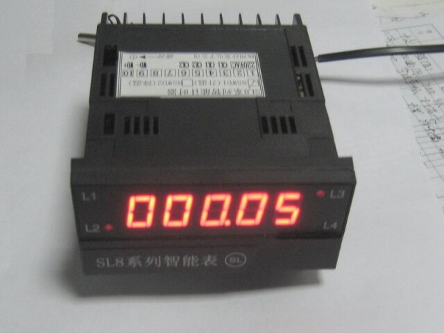 MODBUS RTU485 Serial Display Meter RS485 Communication Receiving Display Meter 485 Serial Port Meter PLC Communication