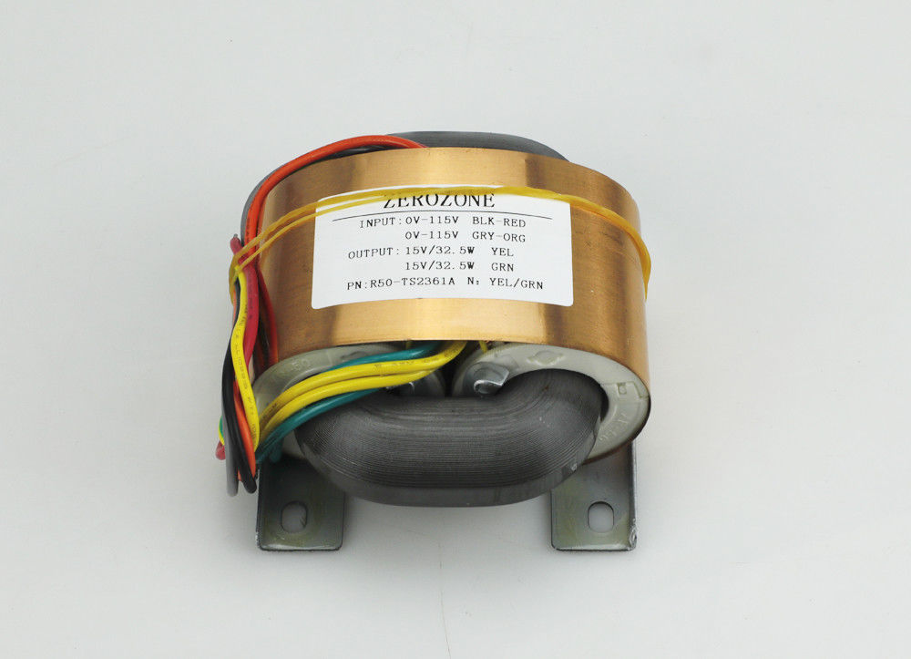 ZEROZONE 65VA 4 lignes pur cuivre r-core transformateur 9V 12V 15V 18V 20V 24V 26V 28V-L13-15-3