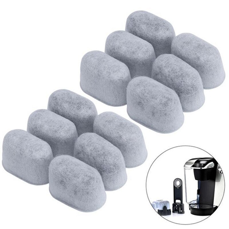 Nouveaux filtres à eau à charbon actif de remplacement de 12 pièces pour Machines à café Cuisinart