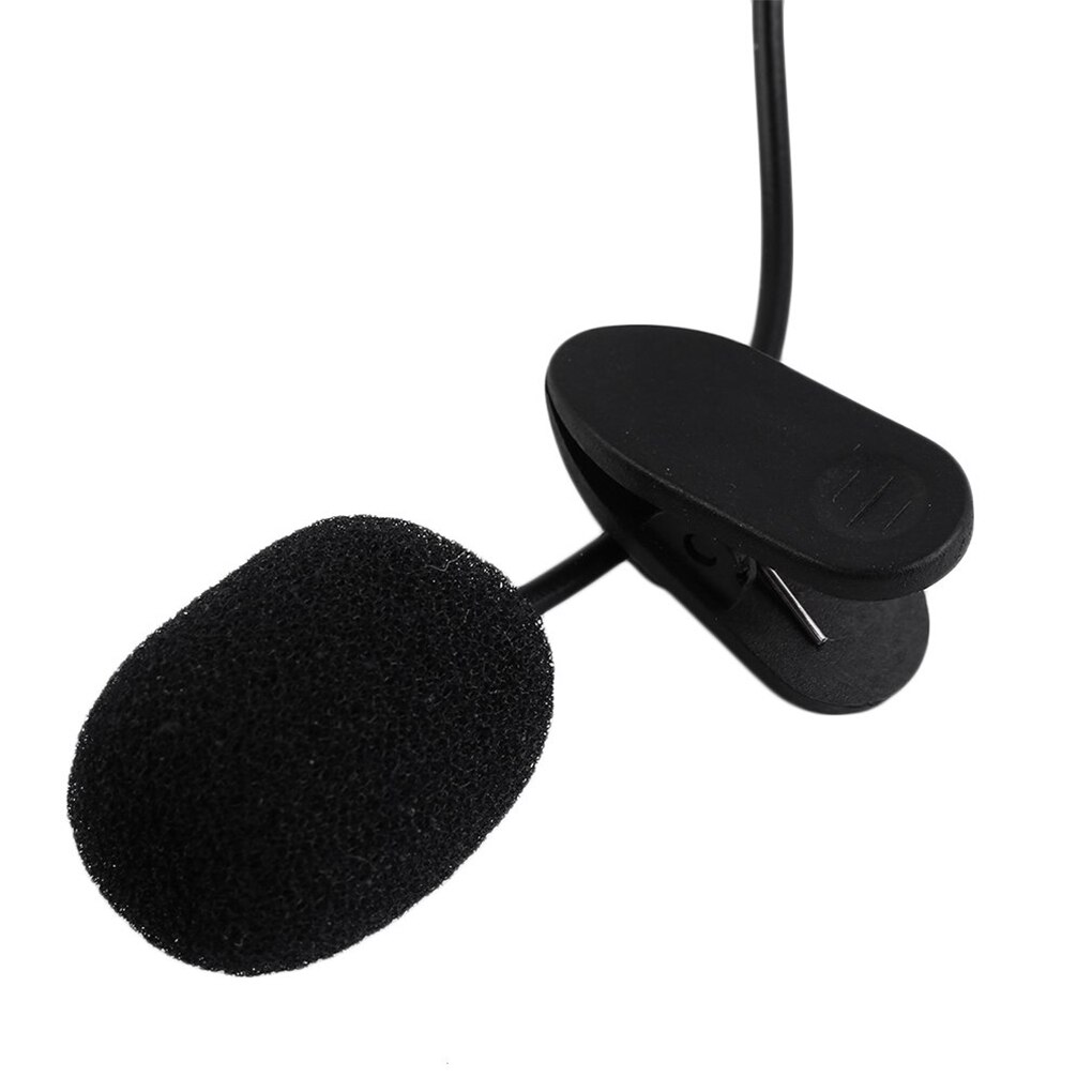 3.5mm Jack Handsfree Speeching Microphone External Clip-on Lapel Lavalier Teaching Phone Wired Condenser Mic For iPhone PC