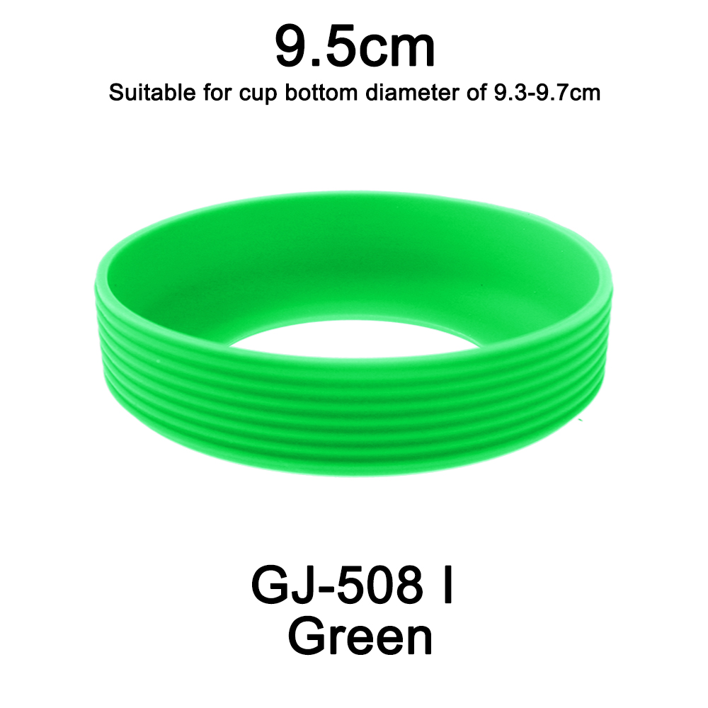 1pc diâmetro 9.5cm 24g rosqueado copo de silicone macio capa inferior resistente ao desgaste anel manga anti deslizamento boa dureza elástica: Azul profundo