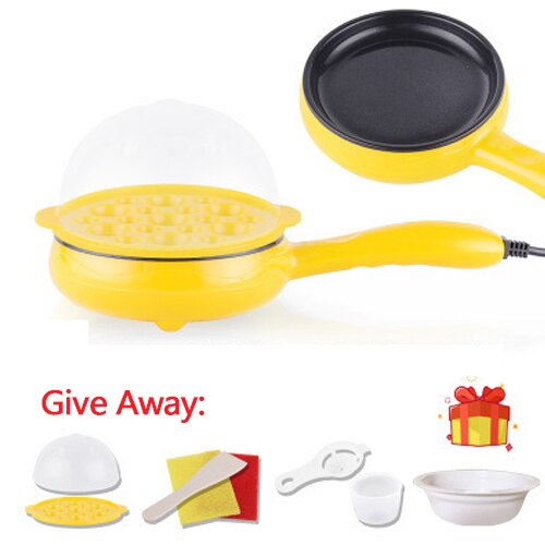 Ei Mold Tool Ancake Maker Anti-aanbak Siliconen Deksel Voor Kookgerei Houseshold Bakken Multifunctionele Gestoomde Omelet Accessoires: A-YELLOW