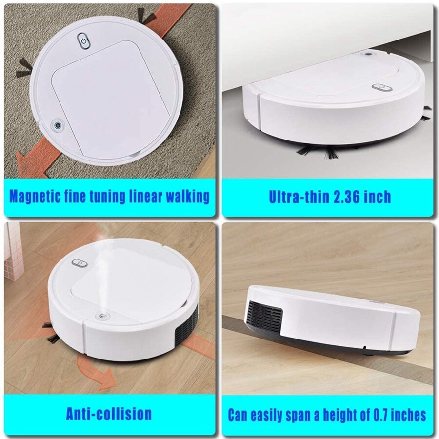 ligent Robot Vacuum Cleaner, with Ultraviolet Function, Sprayer Function,Silent, USB Charging Robot Vacuum Cleaner