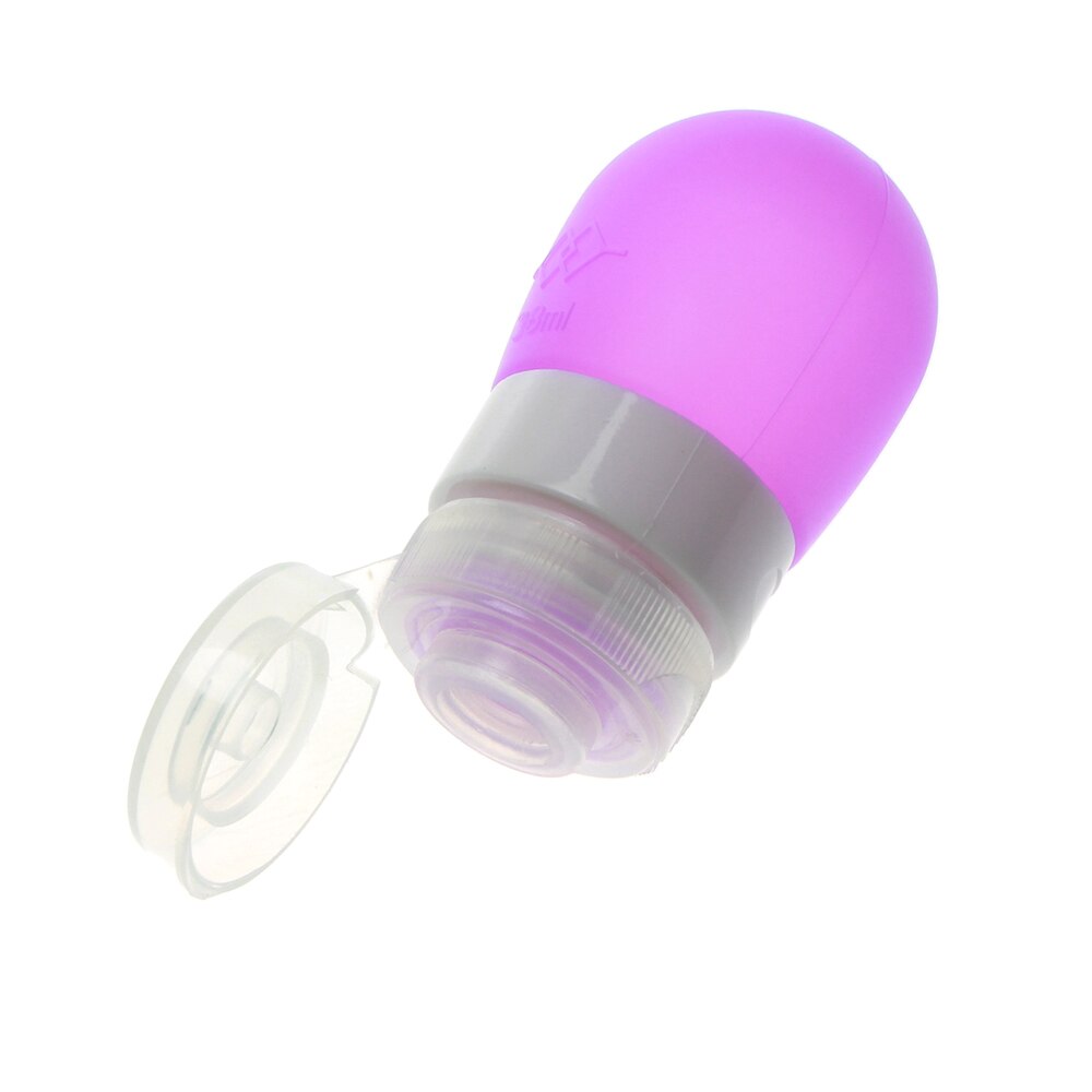 OnnPnnQ Portable Round Silicone Travel Bottles Cosmetics Shampoo Container Candy Color